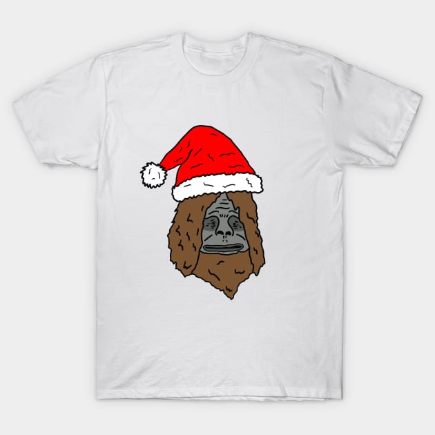 Santa Sassy the Sasquatch T-Shirt by SturgesC